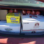 Pantry Food Donation Loading Car